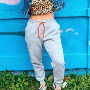 Celestial Bodiez Rare Heather Gray Jogger Sweatpants Size Small